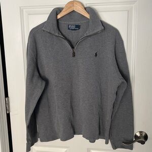 Polo by Ralph Lauren Charcoal Zip-Up Sweater